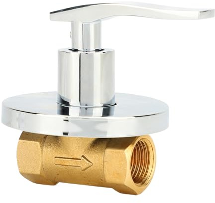 Yanmis Valvola Ad Angolo da 1/2, Valvola di Arresto Dell'acqua in Rame, Installazione Nascosta, a Prova di Perdite, Design del Rubinetto Ad Apertura Rapida, Facile da Usare per