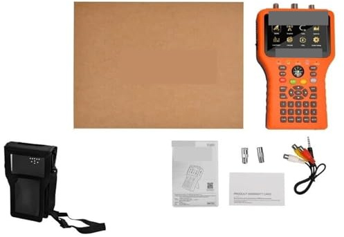 Satellite Finder, Original DVB-S2X/S2/S/T2/T/C AHD H.265 Satellite Signal Finder Portable Device,for TV
