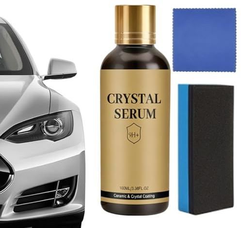 Auto Keramikversiegelung - 9H+ Langanhaltender Schutz 100 Milliliter Hydrophob,Auto Lack Beschichtung Kit Fahrzeug Detailierung Set - geeignet für Wohnmobile, Lastwagen, SUVs, Hochglanz, Kratzschutz