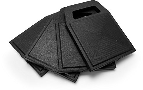 Camco Stabilisator-Wagenheber-Flex-Pads, verhindern, DASS Wagenheber und Stabilisator in den Boden sinken, kann auf unebenen Oberflächen verwendet Werden, UV-beständig und wetterfest, 4 Stück (44591)