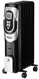 Akunadecor - Radiatore olio comfort 1500 W nero 3 potenze