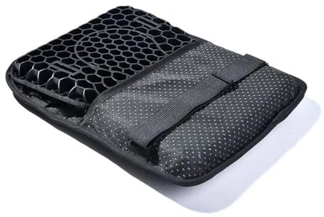 BGRVCKS Almohadilla Asiento Motocicleta Accesorios para Motocicletas Funda De Asiento Cómoda Y Universal Antideslizante con Gel para Aliviar La Presión Y El Sudor Cojín Asiento Motocicleta