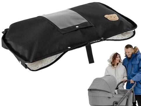 Guantes de cochecito para clima frío, calentador de manos para carro de