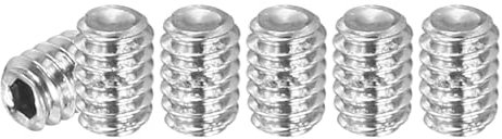 PATIKIL 30 Pezzi Viti Senza Testa Esagonale, M2x2mm Bullone Viti di Arresto Acciaio Inossidabile 304 Viti Esagono Incassato per Riparazione di Maniglie Porte Apparecchi di Illuminazione