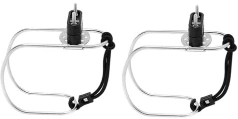 Kisangel 2 Piezas Soporte de de Vida tendedero Flotador de Remolque Piscina Junta Pararse Bote Auto Soporte para aro Salvavidas Soporte para Aros Salvavidas para el plastico