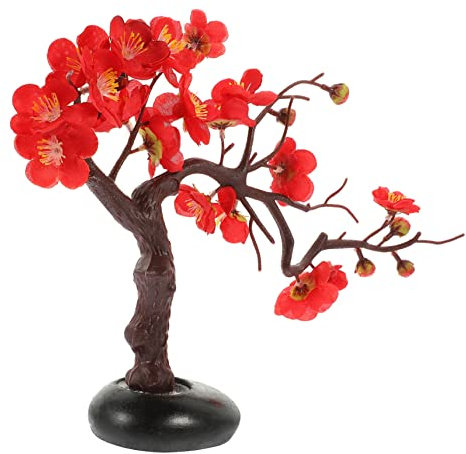 HOOTNEE Fiore Artificiale Decorativo Per Piatto Di Sushi A Forma Di Prugna Fiori Decorativi Per Interni Accessorio Per Ristorante Giapponese
