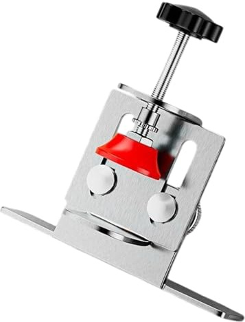 Hiemible Plantilla para Bisagras de Muebles - Guía para Tiradores de Cocina - Soporte Ajustable de Montaje con Abrazadera para Carpintería Muebles Herramientas de Precisión en Madera Hogar y Taller