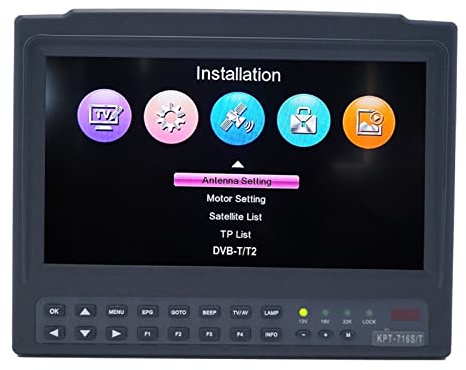 Rilevatore satellitare, KPT-716TS DVB-S2 DVB-T2 Satllite Finder Meter HD. Satellitare tv Ricevitore MPEG-4 Modulator Better Ws-6916 6906 6933 per un utilizzo flessibile