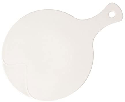 OQHAIR Transfert Rond Dîner Pagaie Taille Salade Steak Thé Maison Pot Lifter Apéritif Gâteau sans Croûte Restaurant Pan Bol Plaque Four Quiche Plateaux Pizza Séchée Blanc Cuisson Peel pou