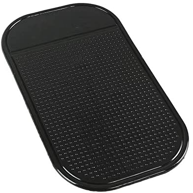 ihreesy Auto Armaturenbrett Antirutschmatten,Auto Antirutschmatten Antirutsch Kfz Halterung Waschbare Handy Matte Haft Pad Anti Rutsch Pad für Handy Sonnenbrille Schlüssel,Schwarz 14cmx8cm