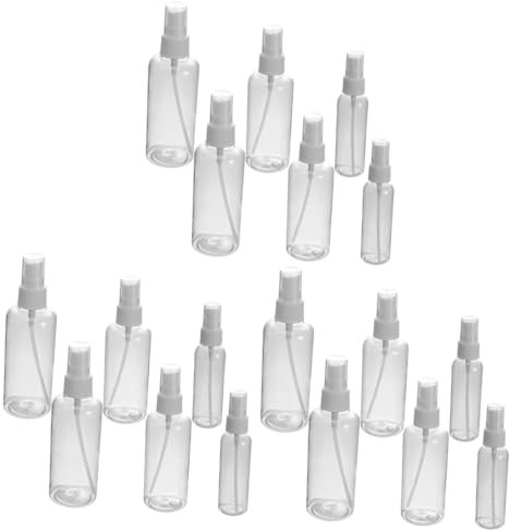 Beavorty 18pcs Portable Cosmetic Liquid Dispenser Refillable Bottles Perfume Bottle Spray