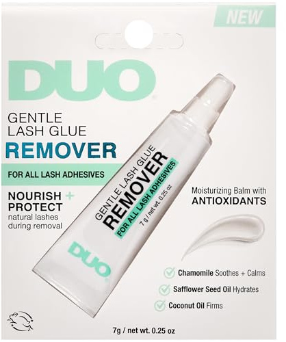 DUO Gentle Lash Glue Remover | Sanfter Entferner für Wimpernkleber | Für Strip- & Individual Lashes | Ölfrei & augenfreundlich | Präzise Anwendung mit Bürste | Ideal für empfindliche Augen