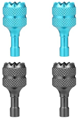 lasuroa 4uds Joysticks para Drones, Mini Stick Control de Drones Stick Drone Accesorios para Drones Compatibles con Accesorios de Controlador Inteligente dji Mini 3 Pro dji RC (Azul Claro y Azul)