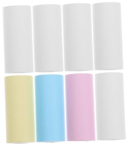 DIYEAH Mini Papel para Impresora Térmica 18 Rollos Rollo de Impresora Térmica de para Niños Y Niñas Cámara Instantánea Impresora Fotográfica Portátil Etiquetas