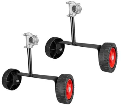 Happyyami Roues Pour Outils De Pelouse Ensemble De Roues De Générateur Universel Support Robuste Pour Débroussailleuse Électrique Facile À Installer Et À Utiliser