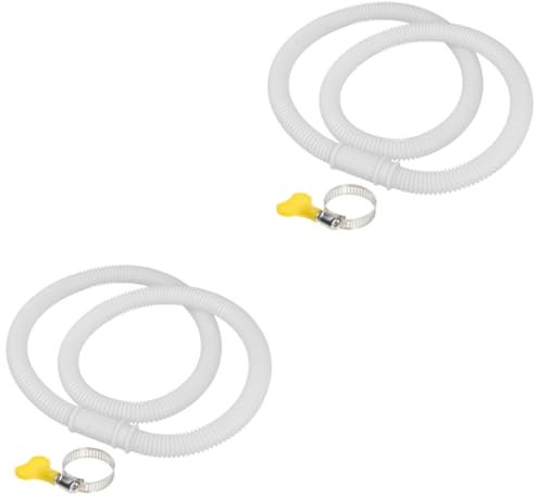 Amosfun 2 Piezas Manguera de Drenaje Aire Acondicionado Flexible Tubería de Desagüe Instalación y Adaptable Unidades de Aire Acondicionado y Lavadoras