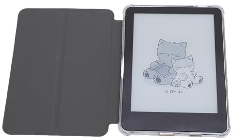 Dpofirs E Lector de Libros, Pantalla Táctil de 6 Pulgadas, 4GB RAM 64GB ROM, Pantalla de Tinta de 300ppi, con Lector de Libros Electrónicos WiFi (Black)