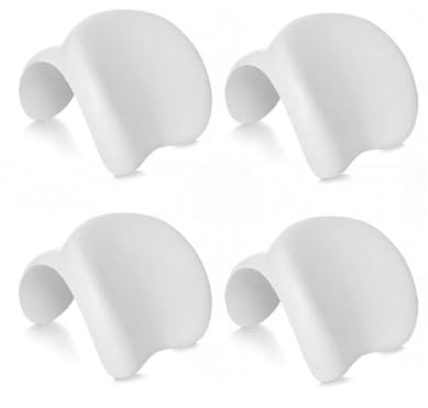WAVE Luxury Foam Hot Tub Head Rest, Comfortable Quick-Dry Spa Pillow for Neck & Head Support, Fits Inflatable Hot Tubs & Spas, Light Grey, 4 Pack