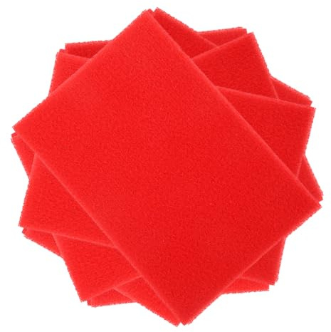 HOMSFOU Lot de 10 blocs d'éponge de ponçage humide et sec avec dos en velours doux, papier abrasif à grain fin pour bois, métal, plastique, artisanat, outil de polissage compact et léger pour surfaces