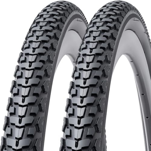 MetersGod 2Pcs 700X38C Fahrradreifen 28 Zoll Reifen 700 x 38C Fahrradmantel 40-622 kompatibel Mountain/Rennräder/Citybikes 700x38C Faltbar Fahrradreifen