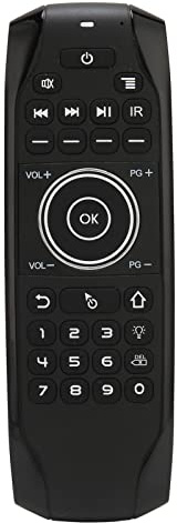 Plyisty Röstfjärrkontroll, Air Remote med LED-indikator och Gyroskop, för TV Box Computer Smart Television G7 (G7 version utan mottagare)