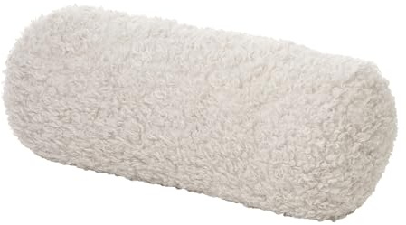 blomus Bolster -Teddy- | Nackenrolle & Sofakissen | 20H x 51B x 20L cm | Farbe Moonbeam | Dekokissen Wohnaccessoire