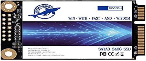 Dogfish Msata 240GB Internal Solid State Drive Mini Sata SSD Disk (240GB)