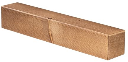 levandeo Wandregal Holz Massiv 60x10cm Eiche Farbig Wandboard Vintage Rustikal Design Natur Regal