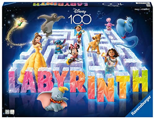 Ravensburger 27460 - Disney Labyrinth - Der Familienspiel-Klassiker für 2-4 Spieler ab 7 Jahren mit den beliebtesten Disney Charakteren, Disney Geschenk, Disney Spiel