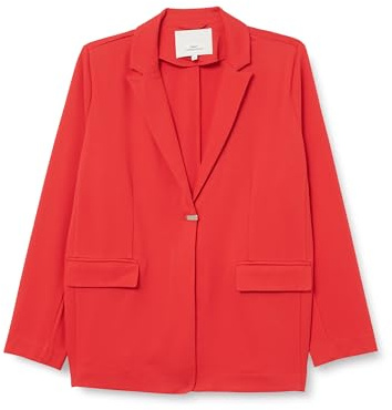 ONLY Carmakoma dam cargotrash-rosa liv L/S blazer TLR kort blazer, litchi, 48 plus size
