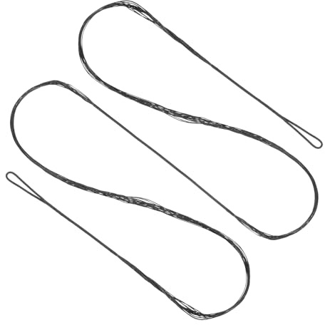 PATIKIL Recurve Bogensehne, Bogenschießen Bogensehnen Ersatz 14 Stränge Langbogen Sehne Bogenschnur für Universelle Recurvebogen Bogensportausrüstung, Schwarz AMO 70 (Tatsächlich 66)