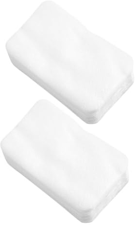 Healeved 200pezzi Pad Per Struccare Viso Assorbenti Per Rimozione Trucco Morbidi e Confortevoli Accessori Cosmetici Pratici Per Pulizia Viso Quotidiana