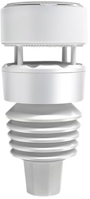 NURII Sensor meteorológico WS90, anemómetro con pluviómetro piezoeléctrico, sensores termohigrómetros(915MHz)
