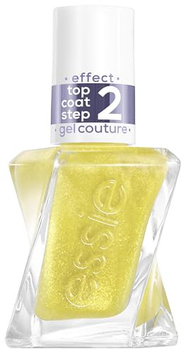 Essie Gel Couture Überlack, Professionelle Nagellackfarbe mit Gel-Glanz-Finish & bis zu 15 Tage Halt, 565 Crushed Gold, 13,5 ml