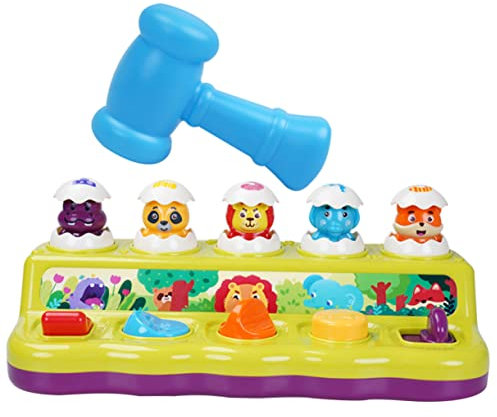 BESTonZON 1 Satz - kinderspielzeug interaktives Toys musikspielzeug hühner Safe Toy Pop-up- mit Licht Cartoon-Pop-up- Plastik