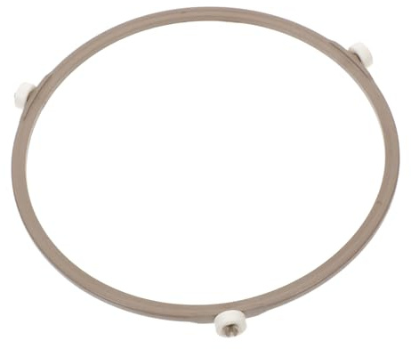 DIYEAH Ersatz Drehtellerring für Mikrowelle Stützring aus Abs Hitzebeständig Braun Rund Einfache Montage Sorgt für Gleichmäßiges Erwärmen Mikrowelle Zubehör