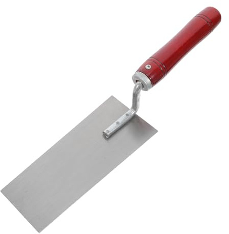 NUOBESTY Plastering Knife Grout Trowel Painting Construction Tool Concrete Finishing Trowel Brick Laying Tools Bricklaying Trowel Masonry Hand Trowels Holder Flat Finishing Trowel Wooden