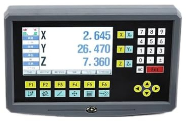 Ensemble d'affichage numérique LCD DRO à 3 axes et encodeurs linéaires en verre 5U for aléseuses fraiseuses 50-1000 mm Affichage numérique