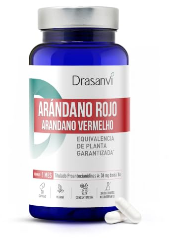 Arandano Rojo Cistitis | Cranberry 30 Cápsulas Veganas | Drasanvi