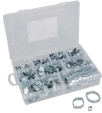 Auspuffrohrs doppelten Halsketten Halsketten Collier Kraftstoff flexibel flexible hydraulisch 175pcs 5-27mm