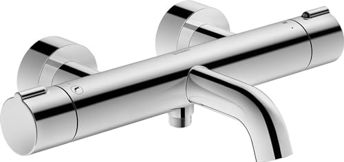 Duravit C.1 Wannenthermostat Aufputz, Thermostatkartusche, Badewannenarmatur Chrom