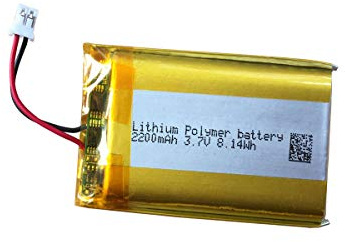 Lithium-Akku, 3,7 V, 2200 mAh, Ersatz für Akku Controller PS4, Ersatz für Akku LIP1522, für CUH-CZT1E, CUH-ZCT1U, PS4 ohne Lichtleiste, kabelloser Controller