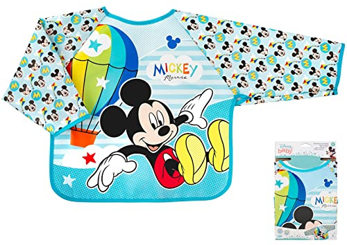 Disney Mickeysimply Bavaglino in Peva con Maniche