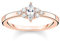 THOMAS SABO Ring Vintage weiße Steine roségold vergoldetes Silber TR2325-416-14-54
