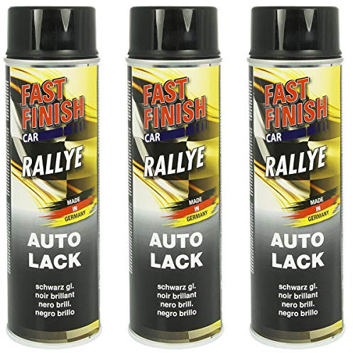 Citomerx Fast Finish Rallye Lack schwarz glänzend 3x 500 ml