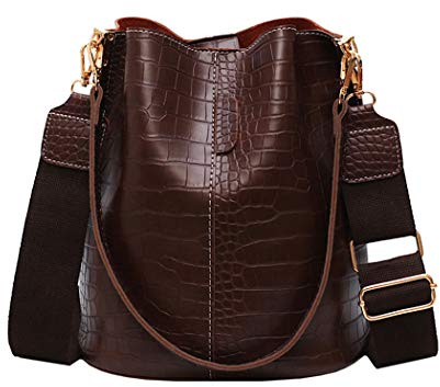 BUKESIYI Mujer Bolsos Bandolera Vestir Casual Bolsos de Mano Convertible PU Cuero Piel ES77245