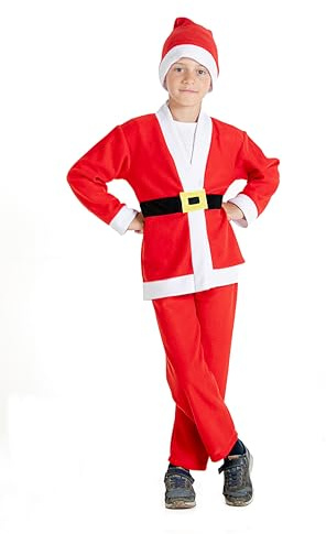 Ciao - Jultomtendräkt för barn, en storlek för vuxna, röd, 25016