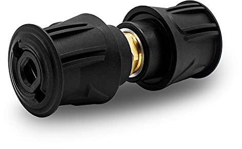 DERASL High Pressure Quick-Fitting for Gun and Power Washer, Hose Connector Adapters Compatible with Kärcher Hose, to M22 14mm Female Fitting, 2 Pack