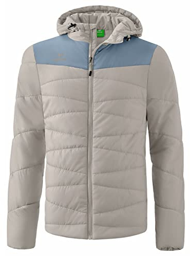 Erima Herren Basic Stepp Jacke (2062307), wet weather/faded denim, L