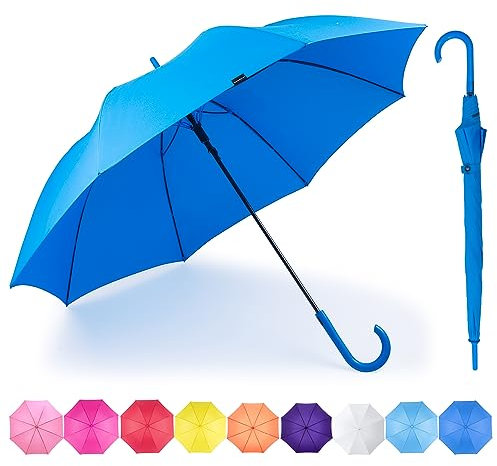 BP SUNNY Parapluie Cannes Femme Elégant et Robuste - Ouverture Automatique d'une Touche, Léger, Protection UV UPF 50+, Imperméable, Arc 130cm, 450g